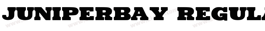 juniperbay regular字体转换